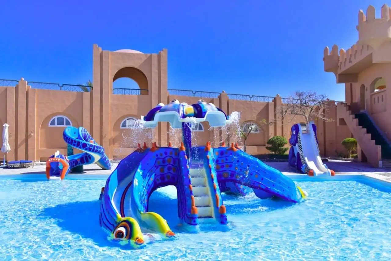 Sentido Akassia Beach in Marsa Alam bij het spraypark voor de kinderen