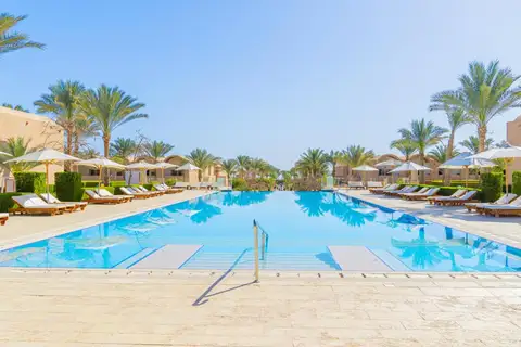 Gemma Resort in Marsa Alam bij de zwembaden van het resort