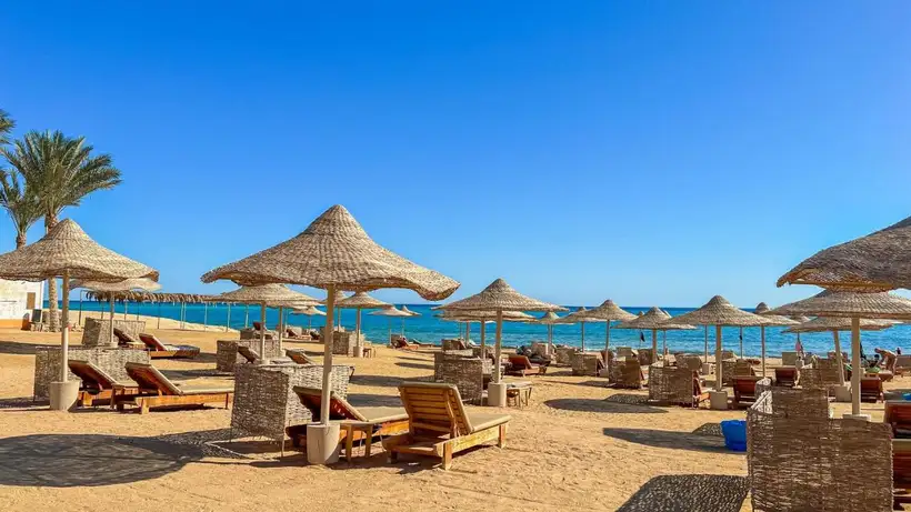 Gemma Resort in Marsa Alam op het strand van het resort