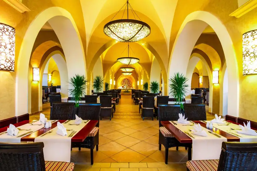 Hotel Jaz Samaya Resort in Marsa Alam het tweede restaurant van het resort