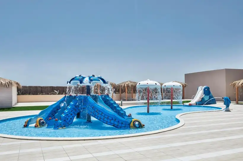 Jaz Maraya Resort in Marsa Alam bij het kinderbad voor de kids