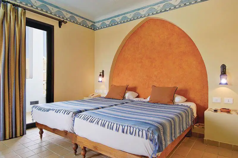 Marina Lodge in Port Ghalib een van de slaapkamers van het resort