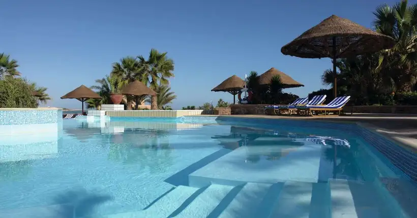 Movenpick Resort El Quseir in Marsa Alam de zwembaden van het resort