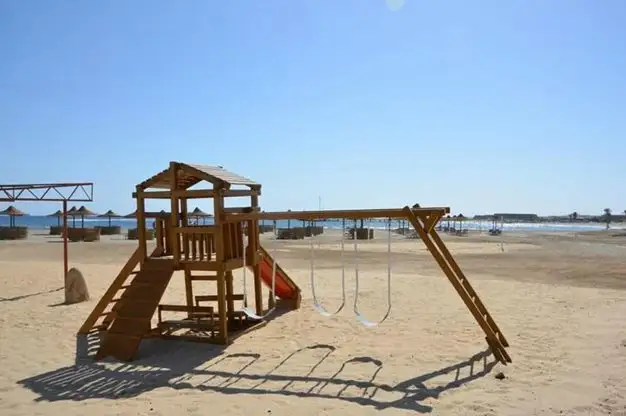 Three Corners Equinox Beach Resort in Marsa Alam de speeltuin van het resort