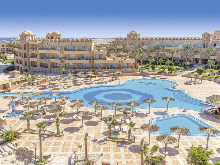 Utopia Beach Club in Marsa Alam overzicht van de zwembaden