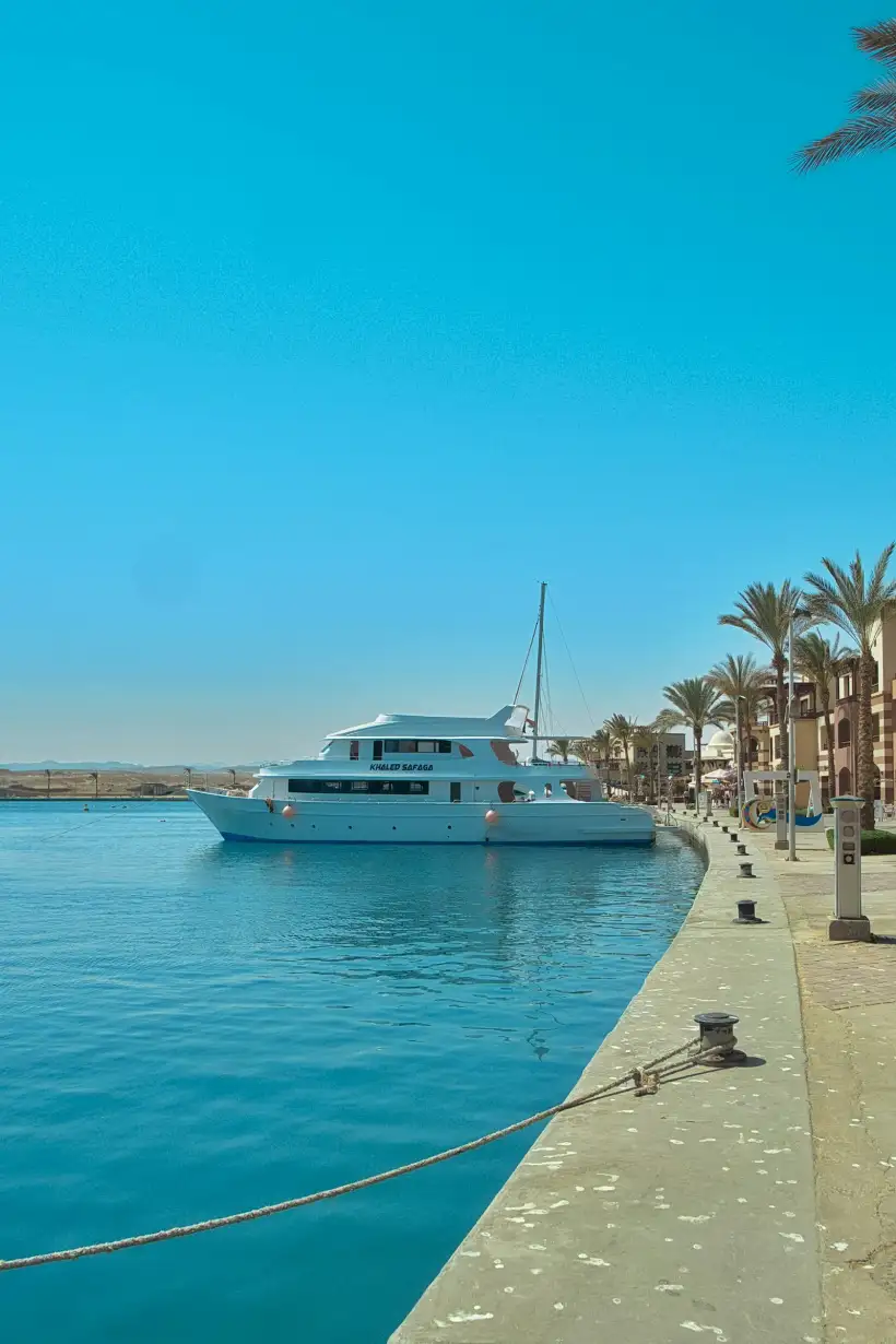 Bazaars van Port Ghalib bij Marsa Alam