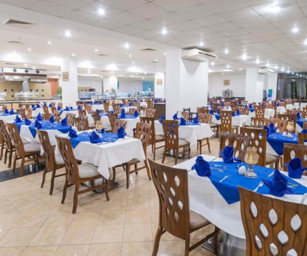 Blend Elphistone Resort in Marsa Alam bij het restaurant