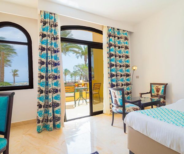 Blend Elphistone Resort in Marsa Alam een van de slaapkamers van het resort