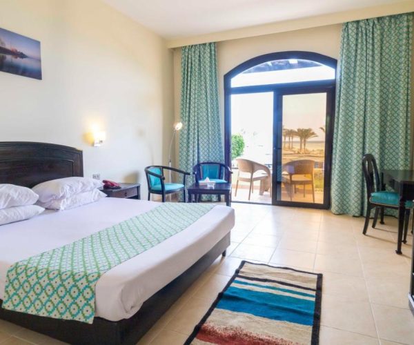 Blend Elphistone Resort in Marsa Alam een van de grote slaapkamers van het resort