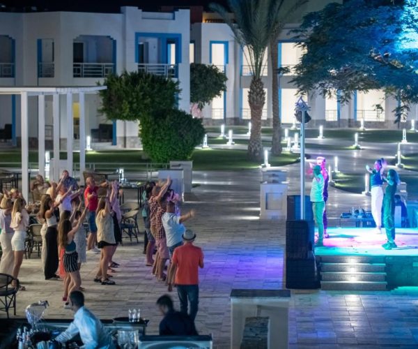 Casa Blue Resort Spa in Marsa Alam het animatie team van het resort