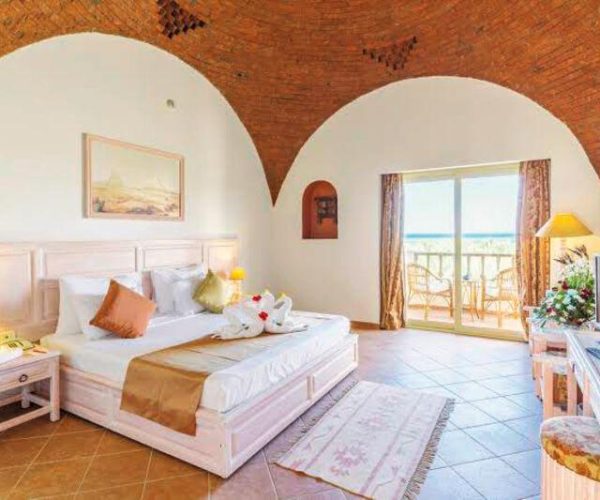 Dream Lagoon Aqua Resort in Marsa Alam een van de slaapkamers van het resort