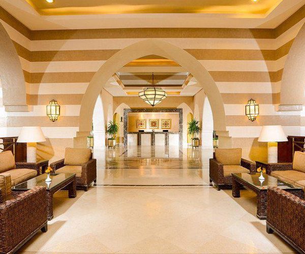 Hotel Jaz Samaya Resort in Marsa Alam de receptie van het resort