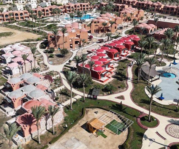 Hotelux Oriental Coast in Marsa Alam overzicht van het resort
