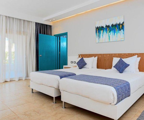 Sataya Resort in Marsa Alam een van de slaapkamers van het resort