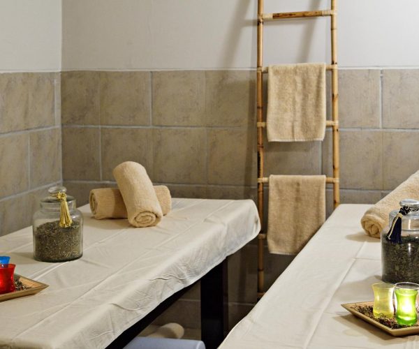 The Three Corners Fayrouz Plaza Beach Spa in Marsa Alam bij de spa van het resort