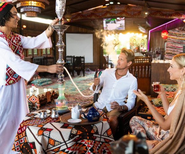 Three Corners Happy Life Beach Resort in Marsa Alam bij de sisha lounge